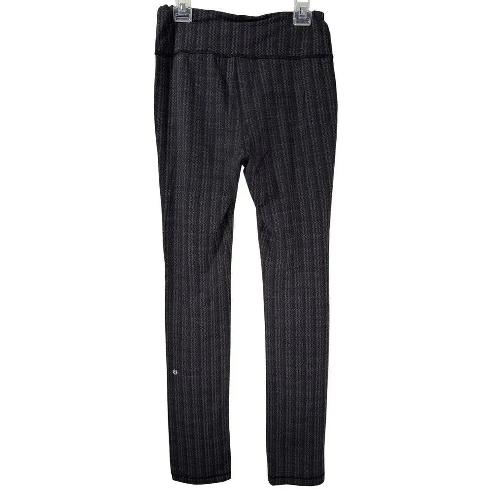 Lululemon Will Ziggy Wee women’s black drawstring pants size 28”x44”  #19-1936